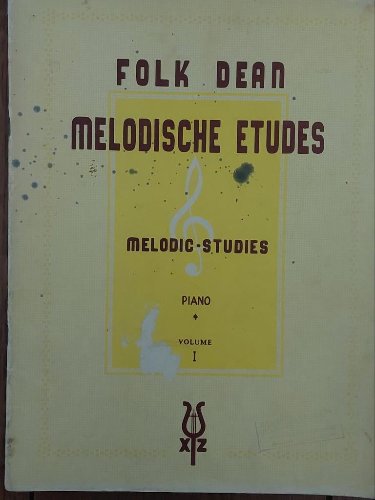 Folk Dean Melodische Etudes Volume 1 - Piano, Ophalen of Verzenden