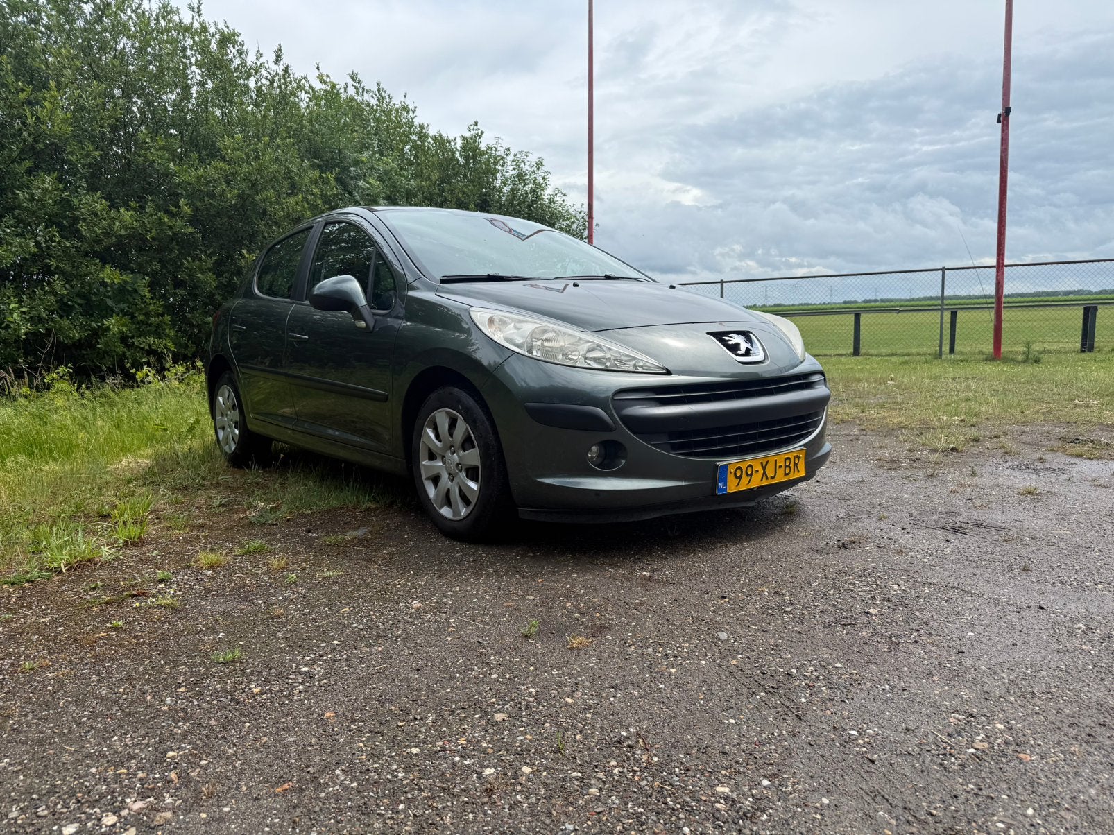 Peugeot 207 1.4 5DRS 2007 Grijs, Auto's, Voorwielaandrijving, Euro 5, Stof, 1360 cc