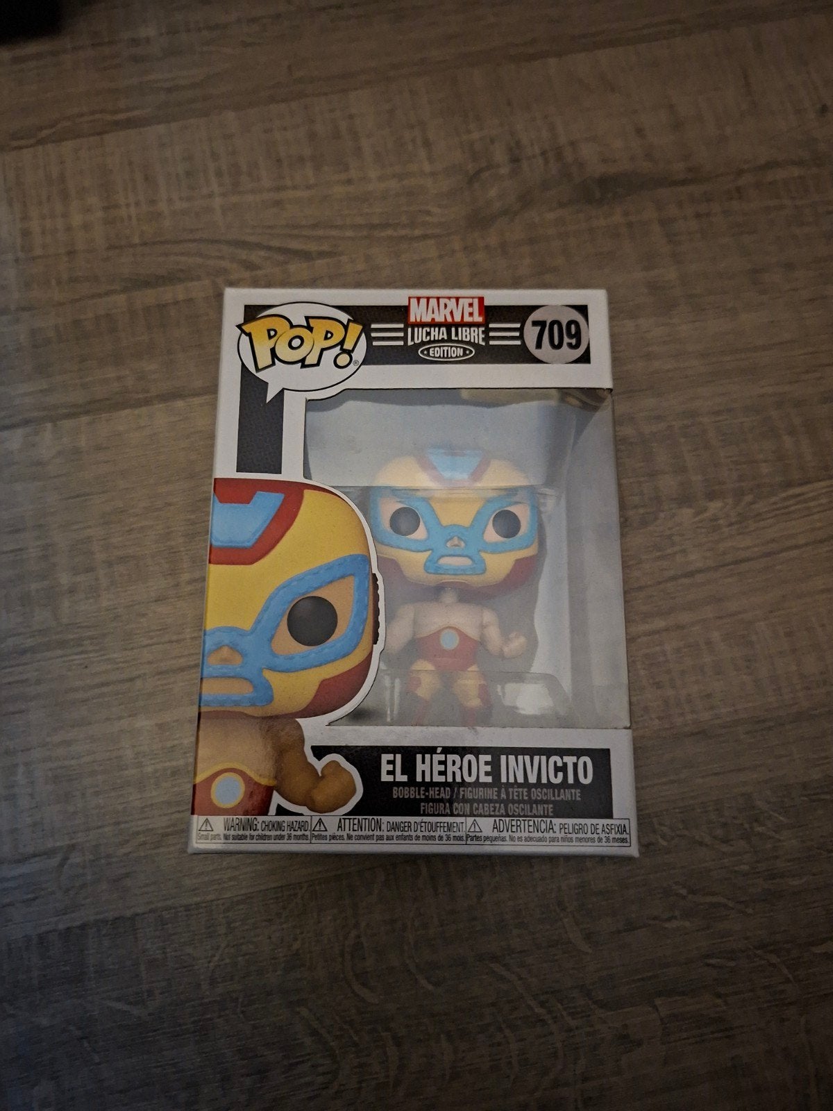 Funko Pop! Marvel Lucha Libre 709 El Héroe Invicto, Ophalen of Verzenden, Zo goed als nieuw