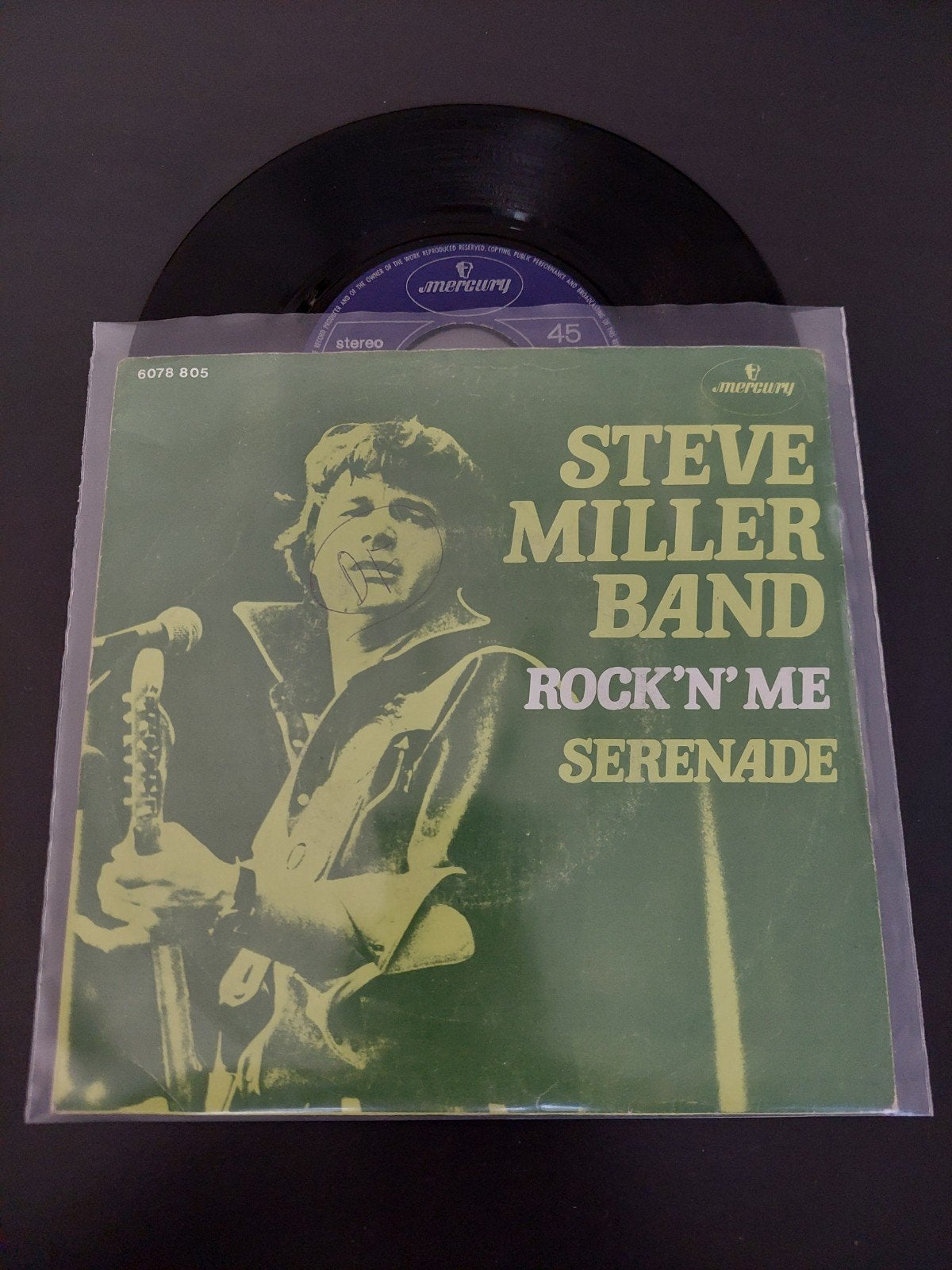 Steve miller band rock 'n' me, Ophalen of Verzenden, Gebruikt, 7 inch