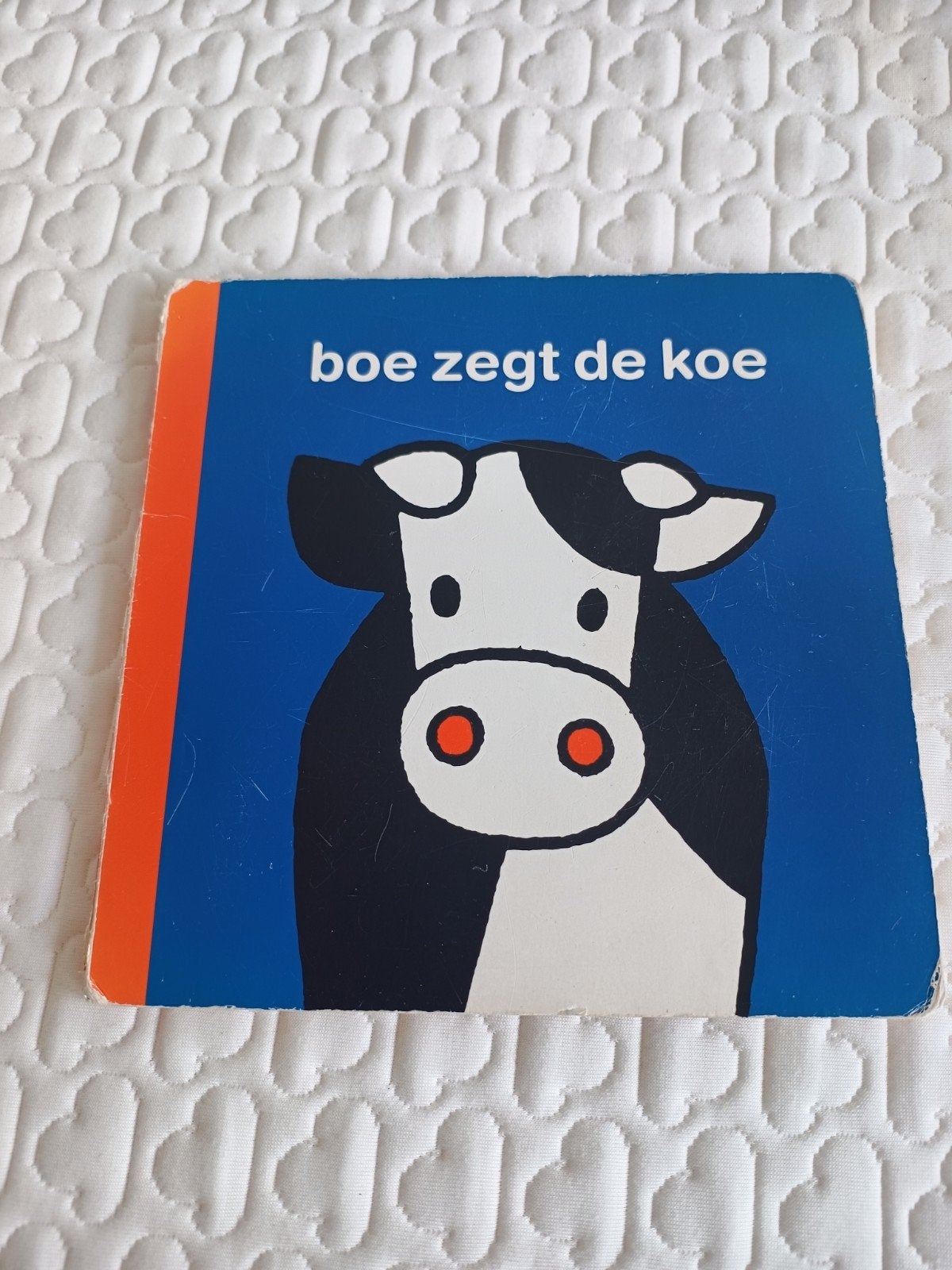Boe zegt de koe - Kartonboekje voor jonge kinderen, Ophalen of Verzenden, Onbekend, Gelezen, Uitklap-, Voel- of Ontdekboek