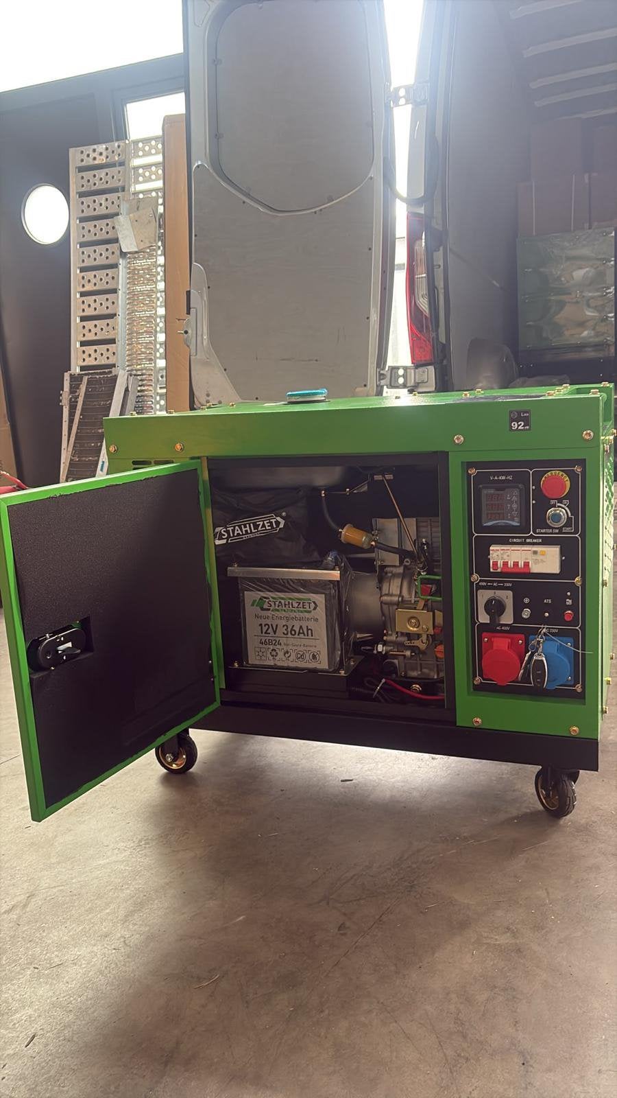 STAHLZET SW-10KW DIESELGENERATOR – 10 kVA, Ophalen, Nieuw, 10 tot 30 kVA, Elektrisch startend