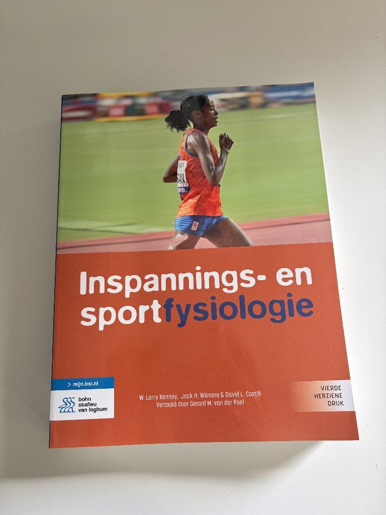 Inspannings- en sportfysiologie - Vierde herziene druk, W. Larry Kenney, Jack H. Wilmore & David L. Costill, Zo goed als nieuw