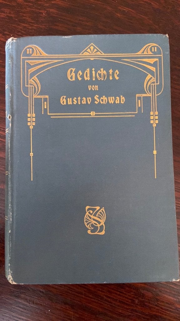 Gedichte von Gustav Schwab, Ophalen of Verzenden