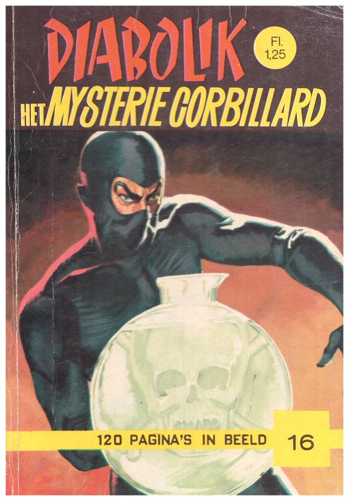Diabolik - Het Mysterie Corbillard (Nr. 16), Gelezen, Eén stripboek, Angela Giussani, Ophalen of Verzenden
