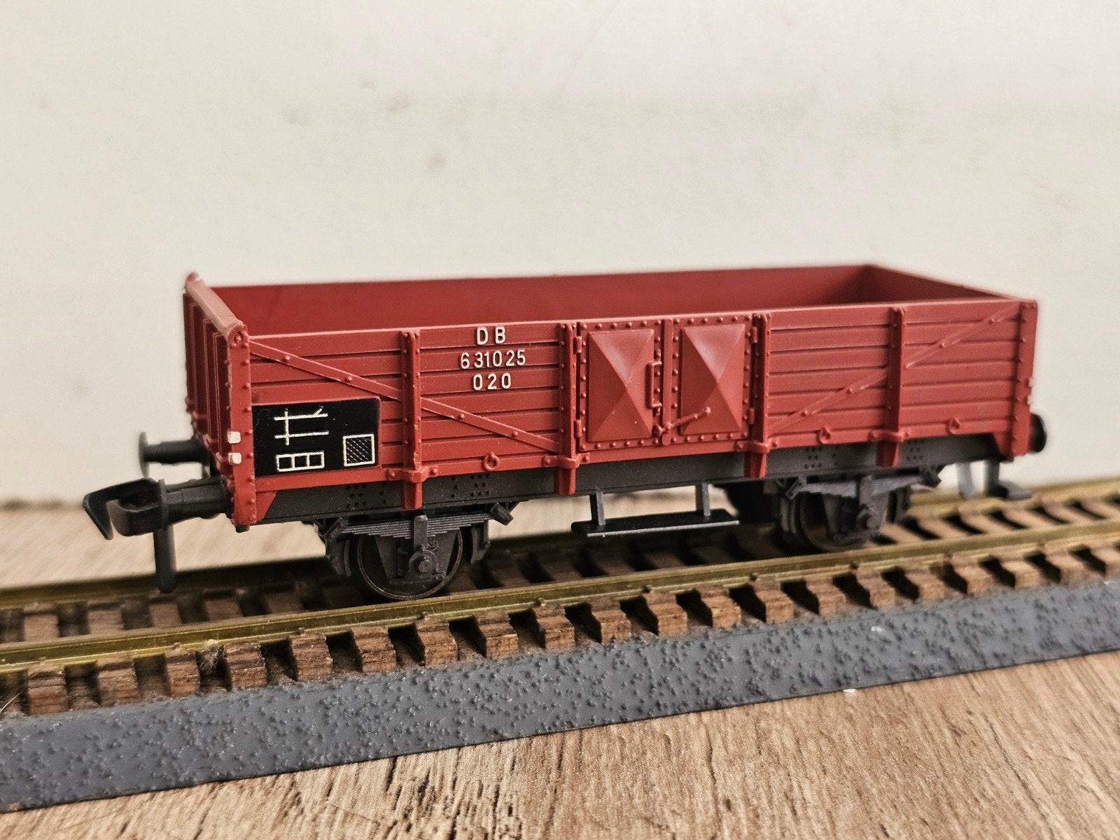 Fleischmann HO Kolenwagen DB 631025, Hobby en Vrije tijd, Modeltreinen | H0, Gebruikt, Gelijkstroom, Fleischmann, Wagon