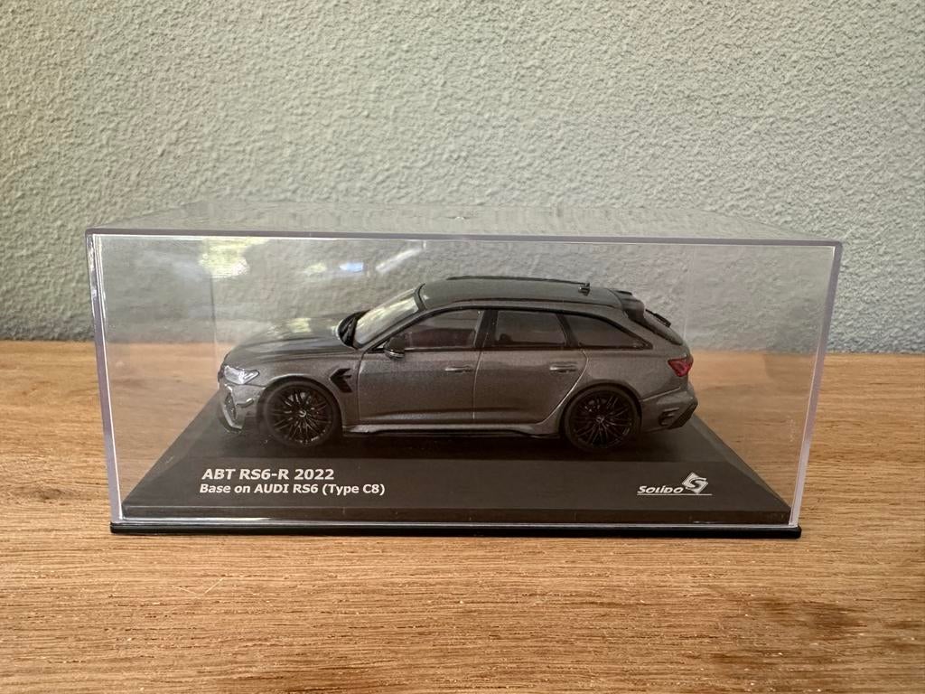 Solido ABT Audi RS6-R 2022 Daytona Grey 1:43, Ophalen of Verzenden, Nieuw, Auto, Solido