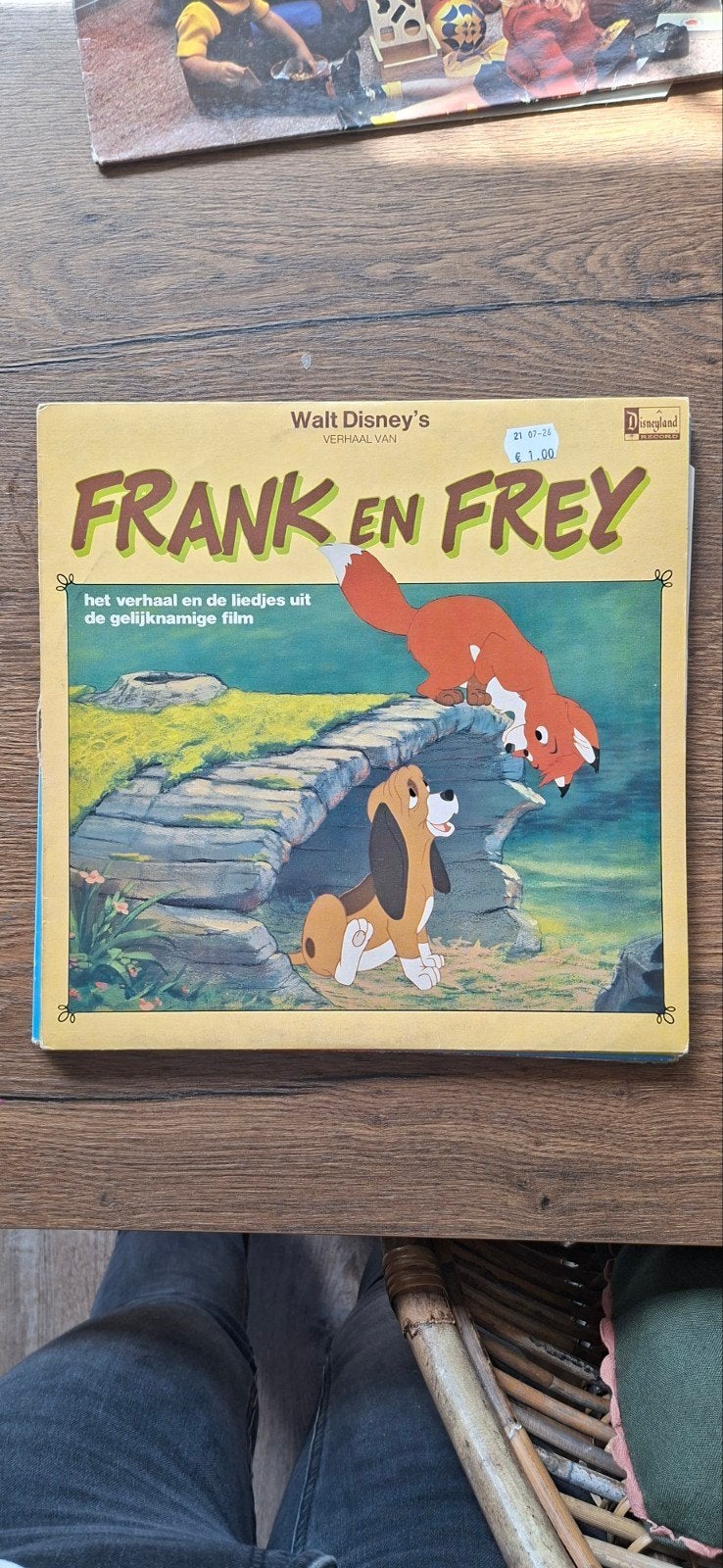 Walt Disney's Frank en Frey - Verhaal en liedjes, Cd's en Dvd's, Vinyl | Kinderen en Jeugd, Ophalen of Verzenden, Zo goed als nieuw
