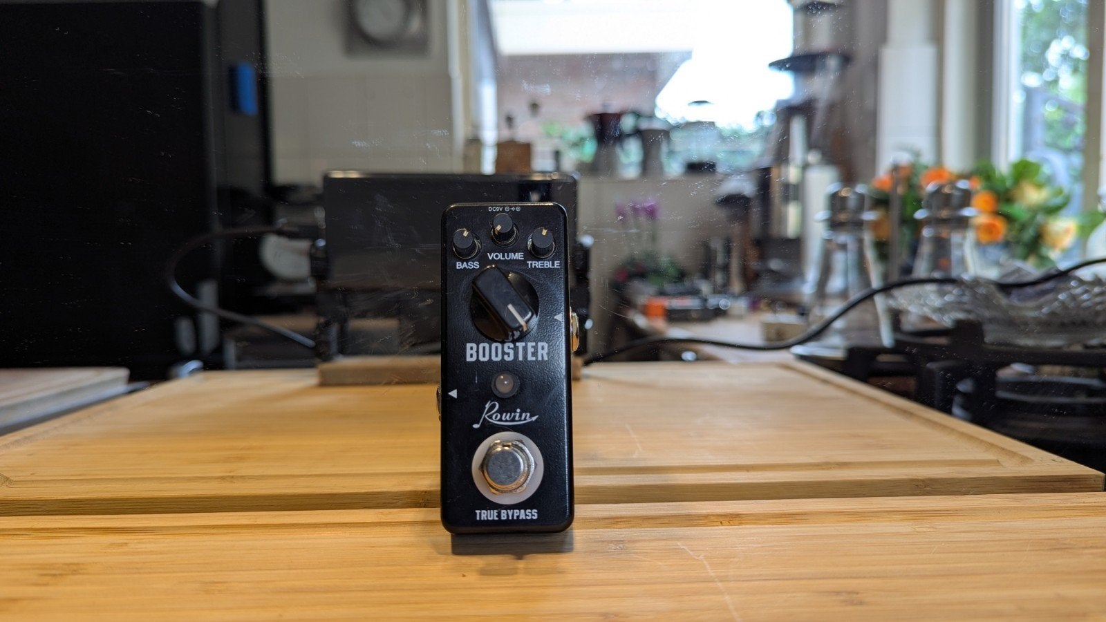 Rowin Booster gitaarpedaal - True Bypass, Muziek en Instrumenten, Ophalen of Verzenden, Zo goed als nieuw, Overige typen