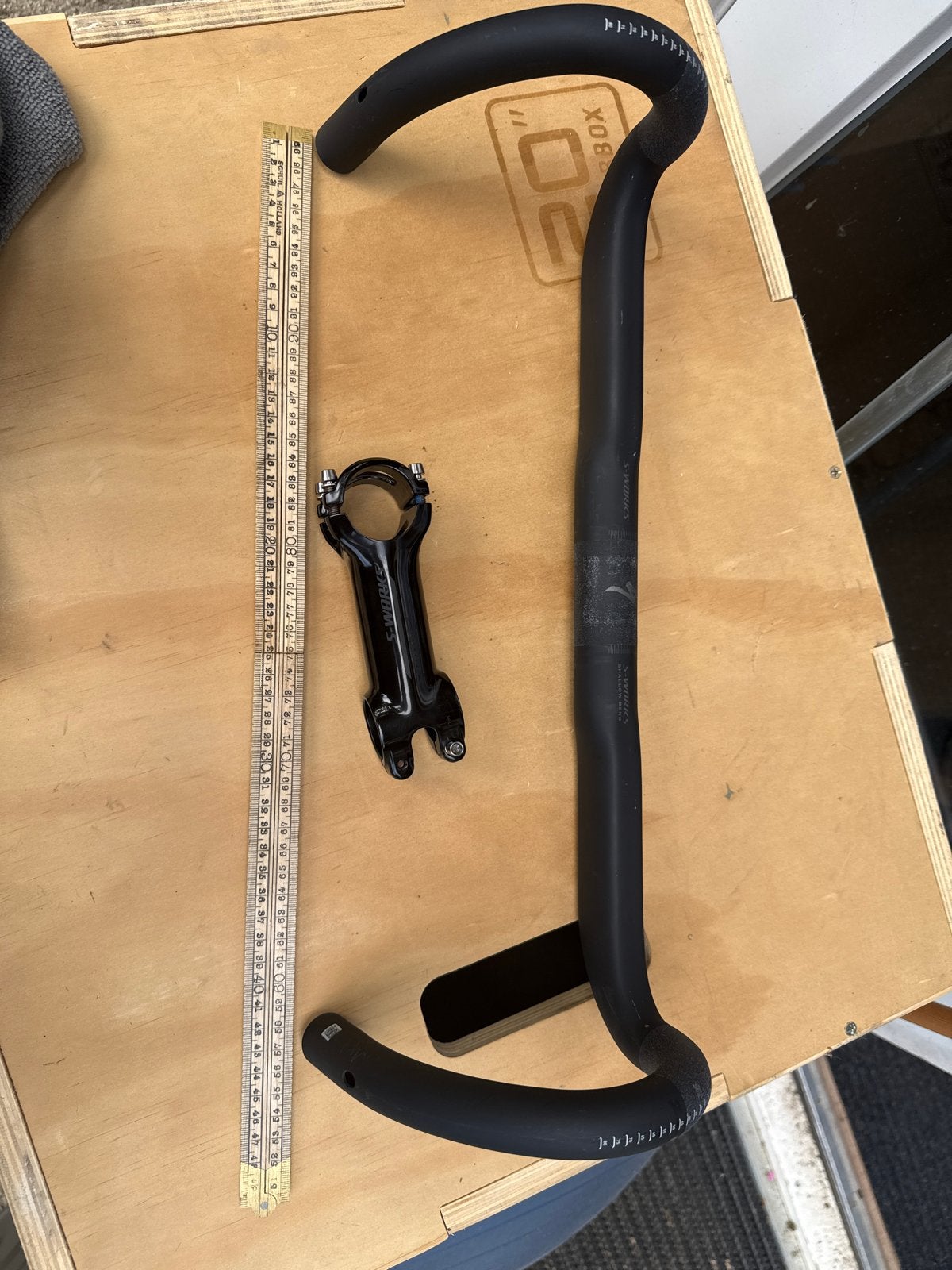 S-Works Stuurpen 100mm & Gravel Stuur 440mm, Fietsen en Brommers, Fietsonderdelen, Gebruikt, Stuur, Ophalen of Verzenden, Gravelbike
