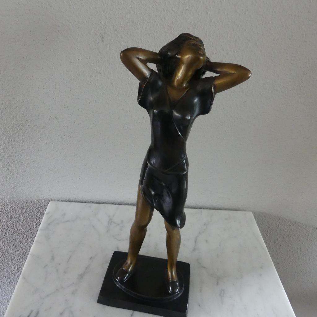 bronzen beeld, Ophalen, Brons