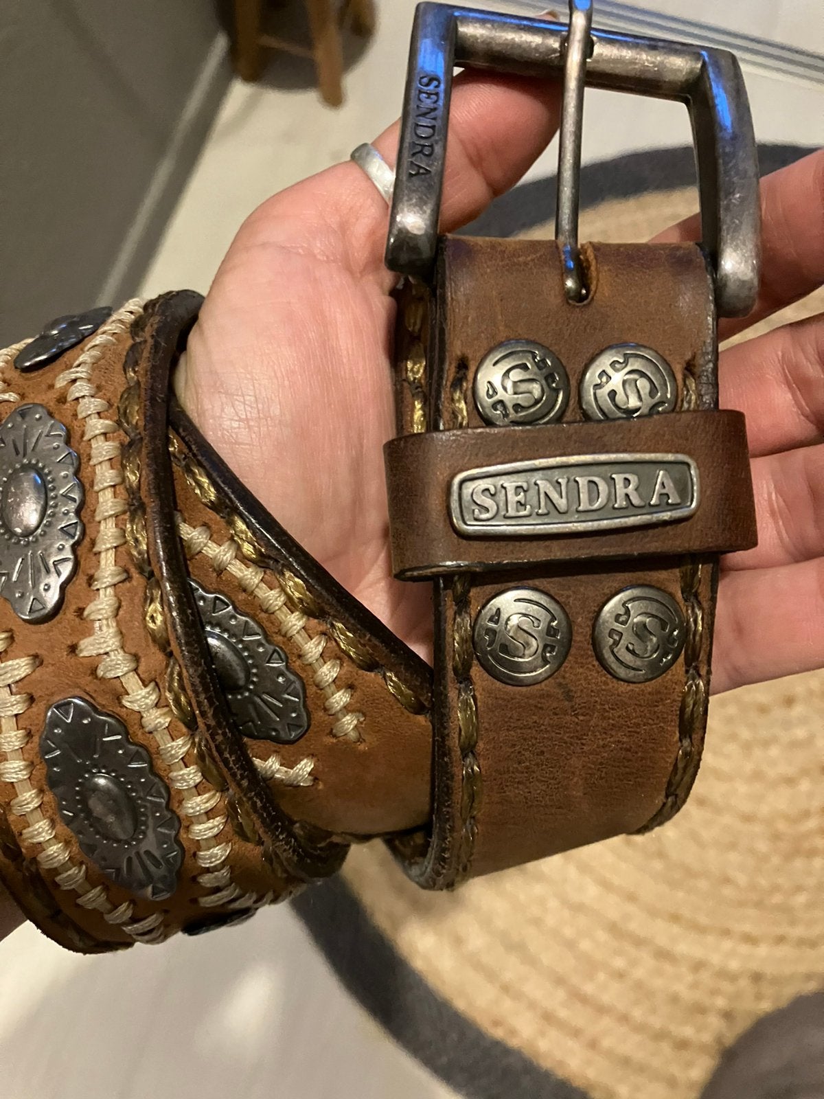 Sendra riem, Ophalen of Verzenden, Zo goed als nieuw, Bruin, 5 cm of meer