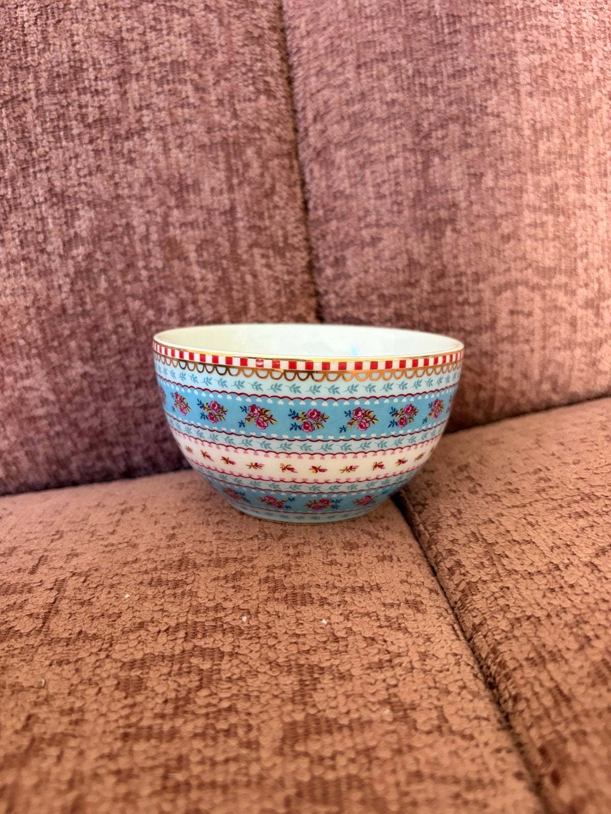 Pip Studio Floral blauw kommetje - ø 9,5 cm, Pip Studio, Ophalen of Verzenden, Zo goed als nieuw, Kom(men)
