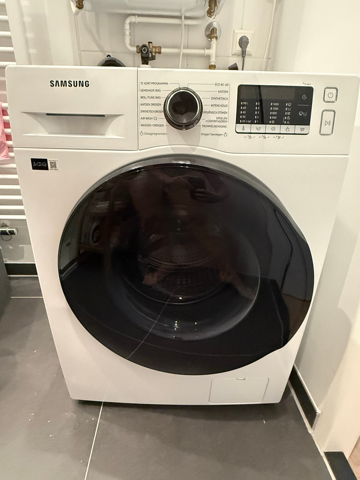Samsung Was-droogcombinatie - Zo goed als nieuw, Ophalen, Zo goed als nieuw, 85 tot 90 cm