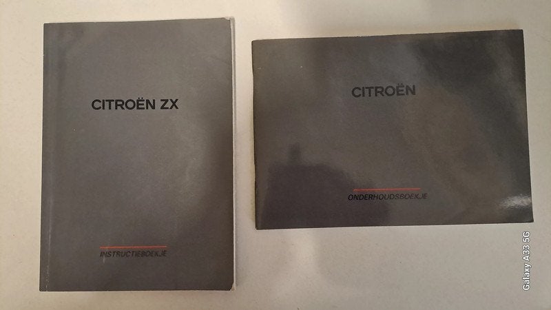 Handleiding en onderhoudsboekje Citroën ZX 1993, Auto diversen, Ophalen of Verzenden