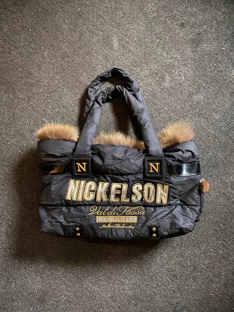 Super gave Nickelson tas met bont, Ophalen of Verzenden, Nieuw, Schoudertasje