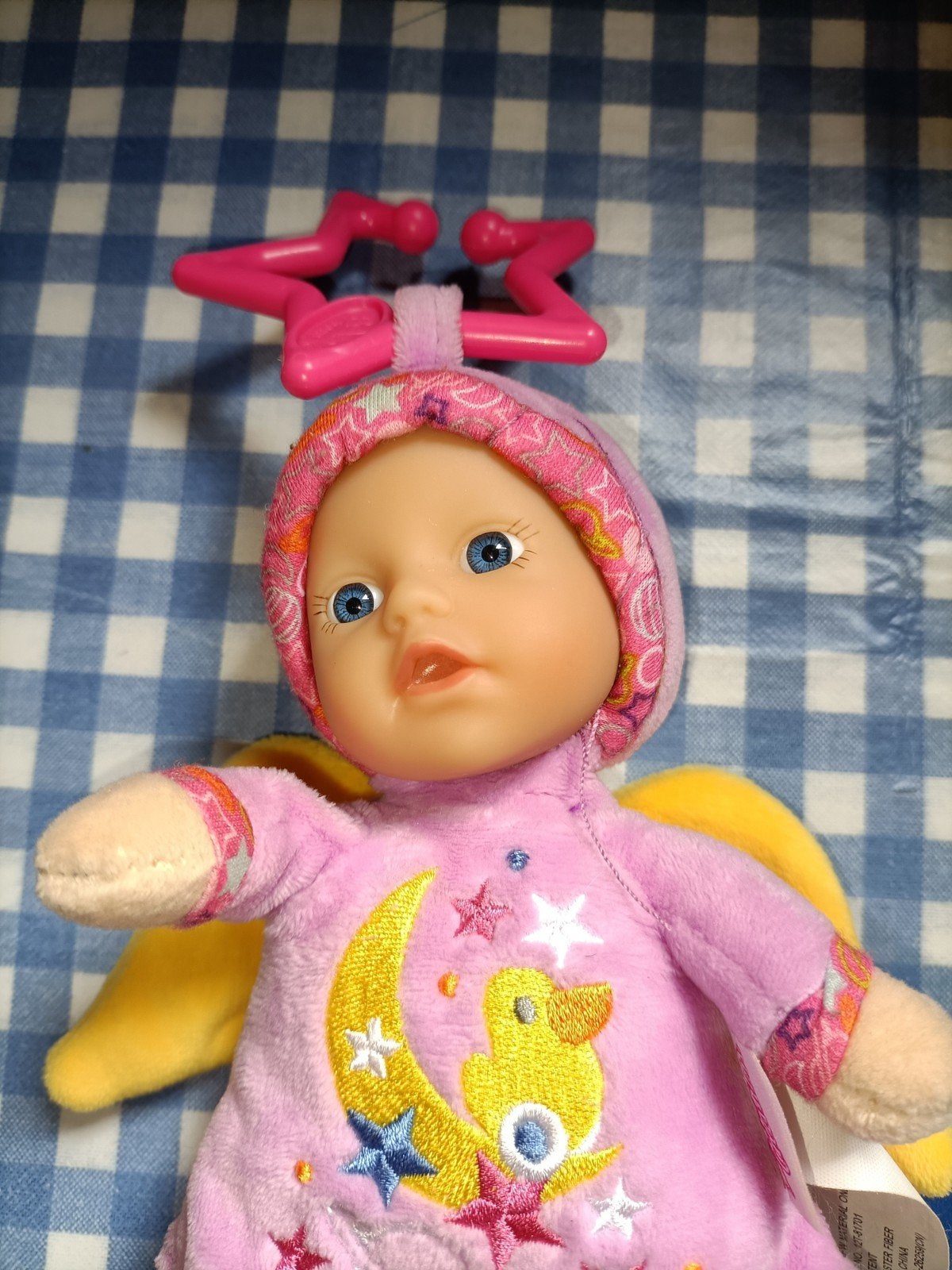 Baby Born Pop Angel engel Roze Zapf Creation, Ophalen of Verzenden, Zo goed als nieuw, Overige typen