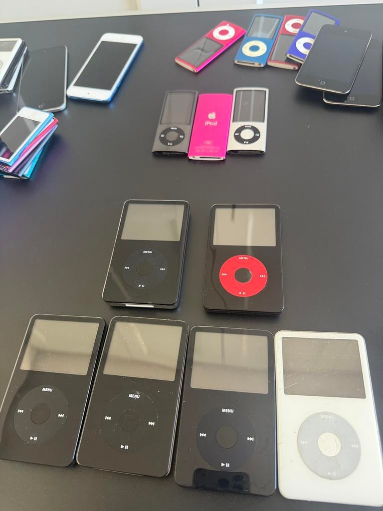 Grote Partij 55x Apple Ipod Classic, Nano, Touch, Video, Ophalen of Verzenden, Gebruikt, Classic, 40 GB en meer
