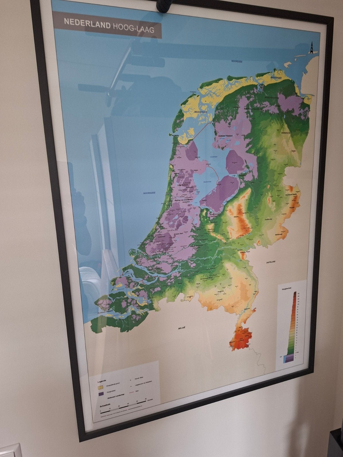 Grote zwarte houten frame poster lijst *nieuw*, Ophalen, Nieuw, Glas, Zwart