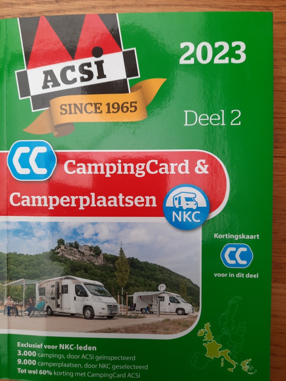 CampingCard ACSI & Camperplaatsen 2023 - Deel 2, Europa, Ophalen of Verzenden, Campinggids, Gelezen