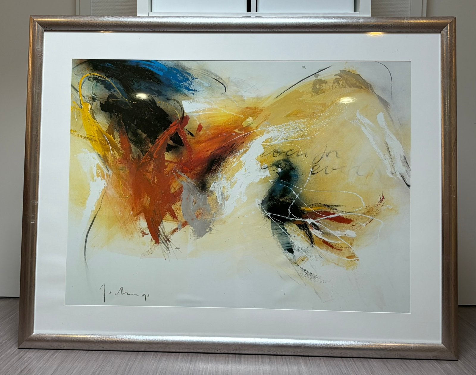 Schilderij Carla Raadsveld met lijst 138 x 108, Ophalen