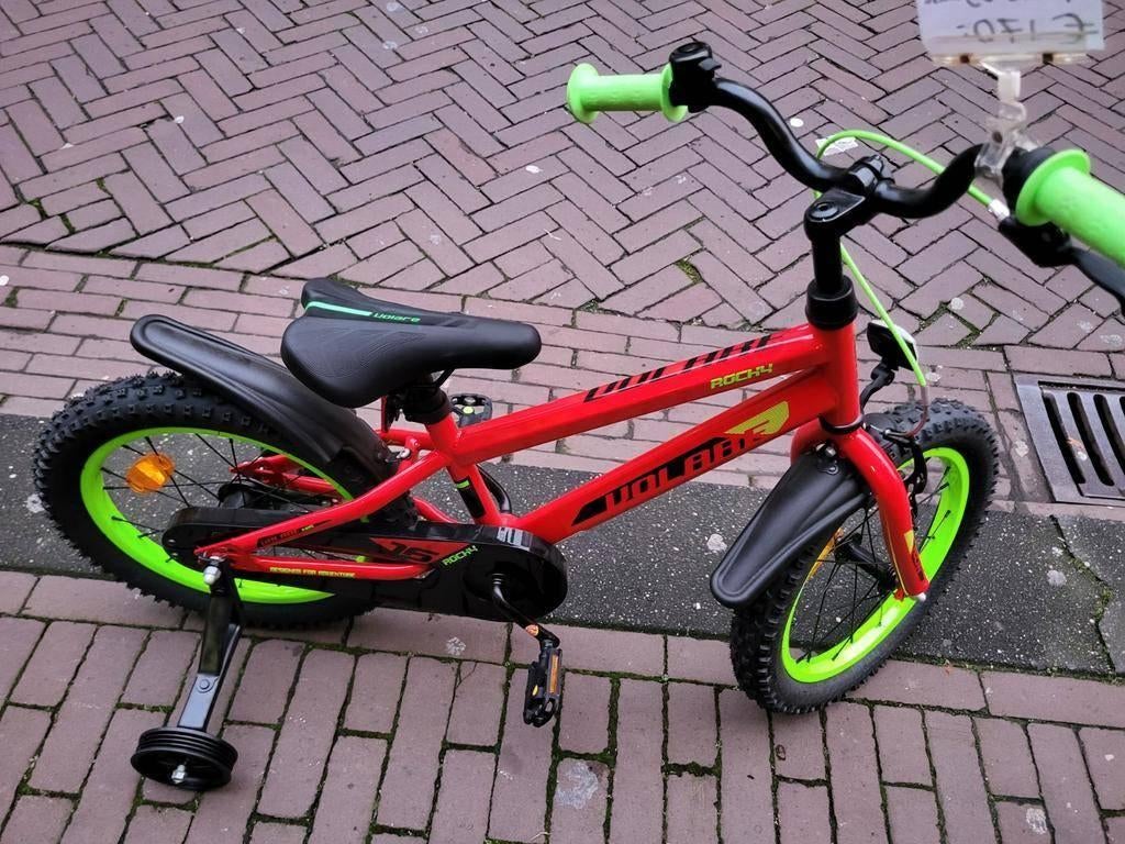 Volare Rocky sportieve kinderfiets 16 inch, Ophalen, Zijwieltjes, 16 tot 20 inch, Kubbinga BV