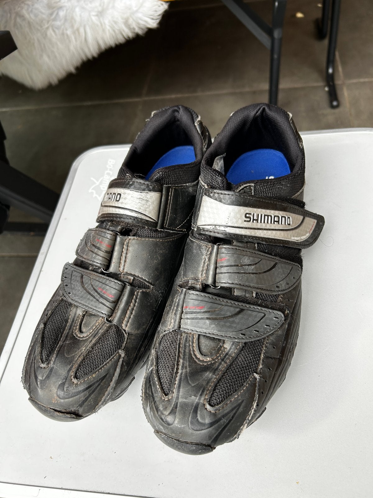 Shimano fietsschoenen maat 47, Fietsen en Brommers, Fietsaccessoires | Fietskleding, Ophalen, Gebruikt, Overige maten, Schoenen