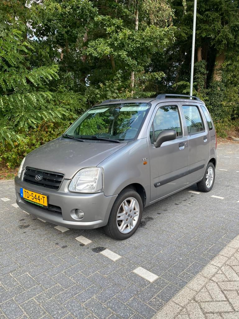 Suzuki Wagon R+ 1.3 2005 Grijs, Stof, 40 €/maand, Wagon R+, Handgeschakeld
