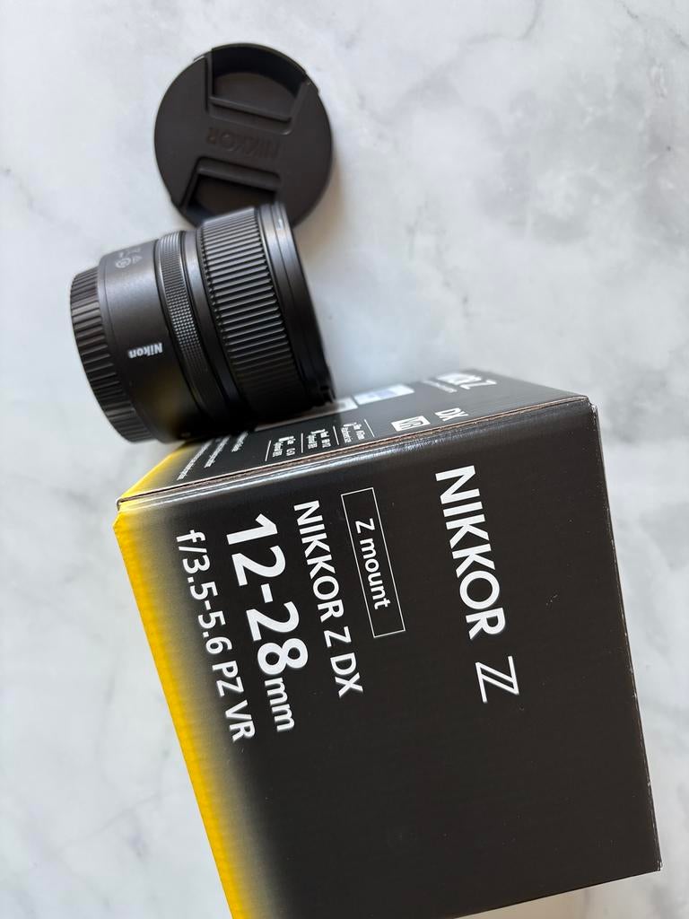 Nieuw in dos Nikon Z DX 12-28mm 3.5-5.6 PZ VR lens Z50 Z30, Audio, Tv en Foto, Fotografie | Lenzen en Objectieven, Ophalen of Verzenden