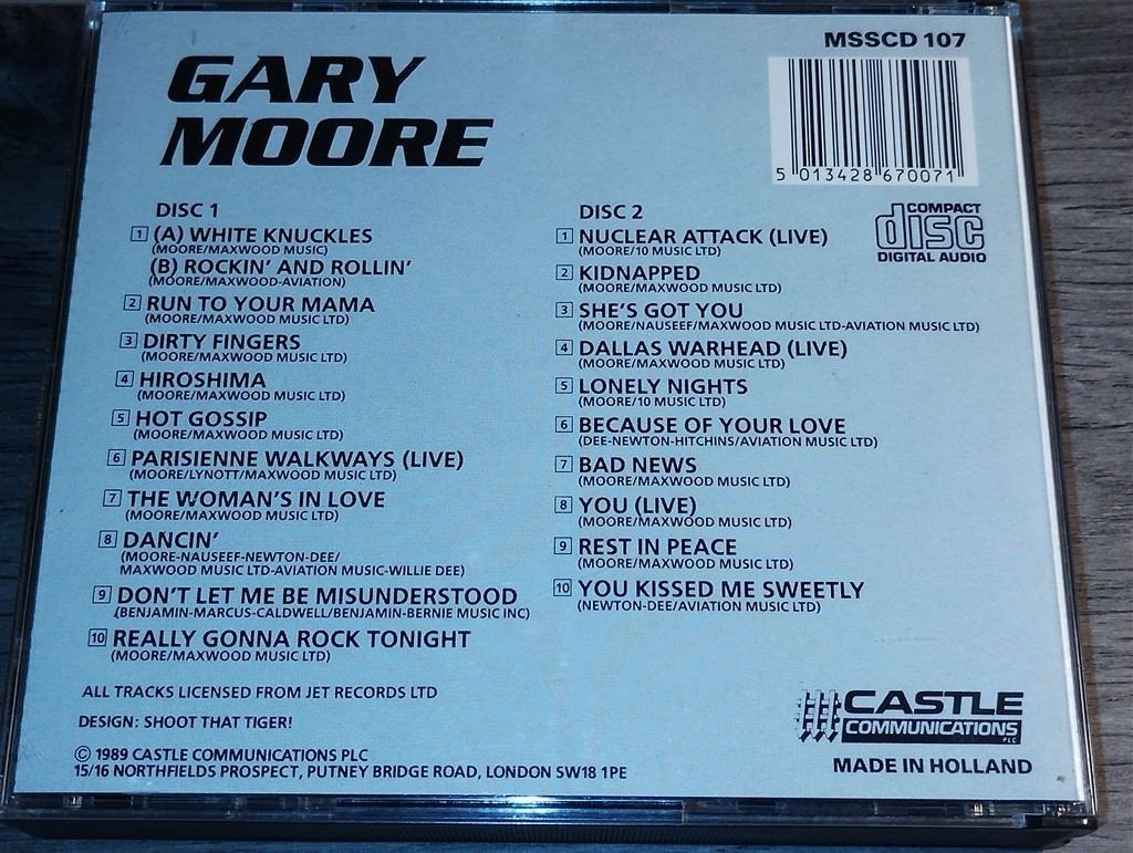 Gary Moore ‎- Milestones [2 CD], Ophalen of Verzenden, Zo goed als nieuw