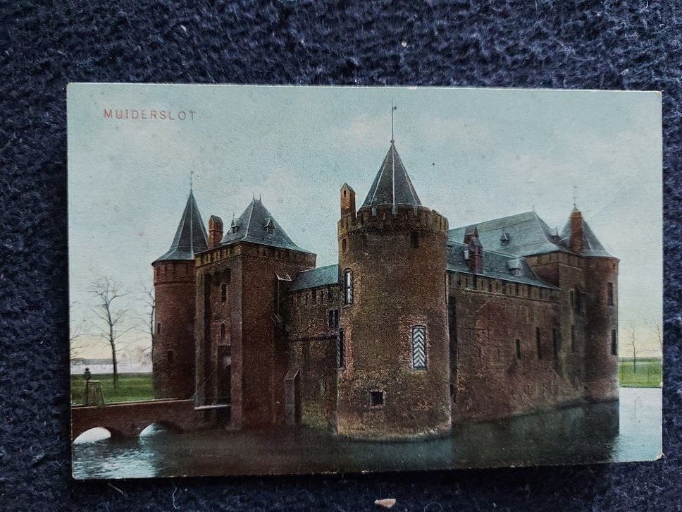Oude Ansichtkaart Muiderslot - Ongelopen, Ophalen of Verzenden