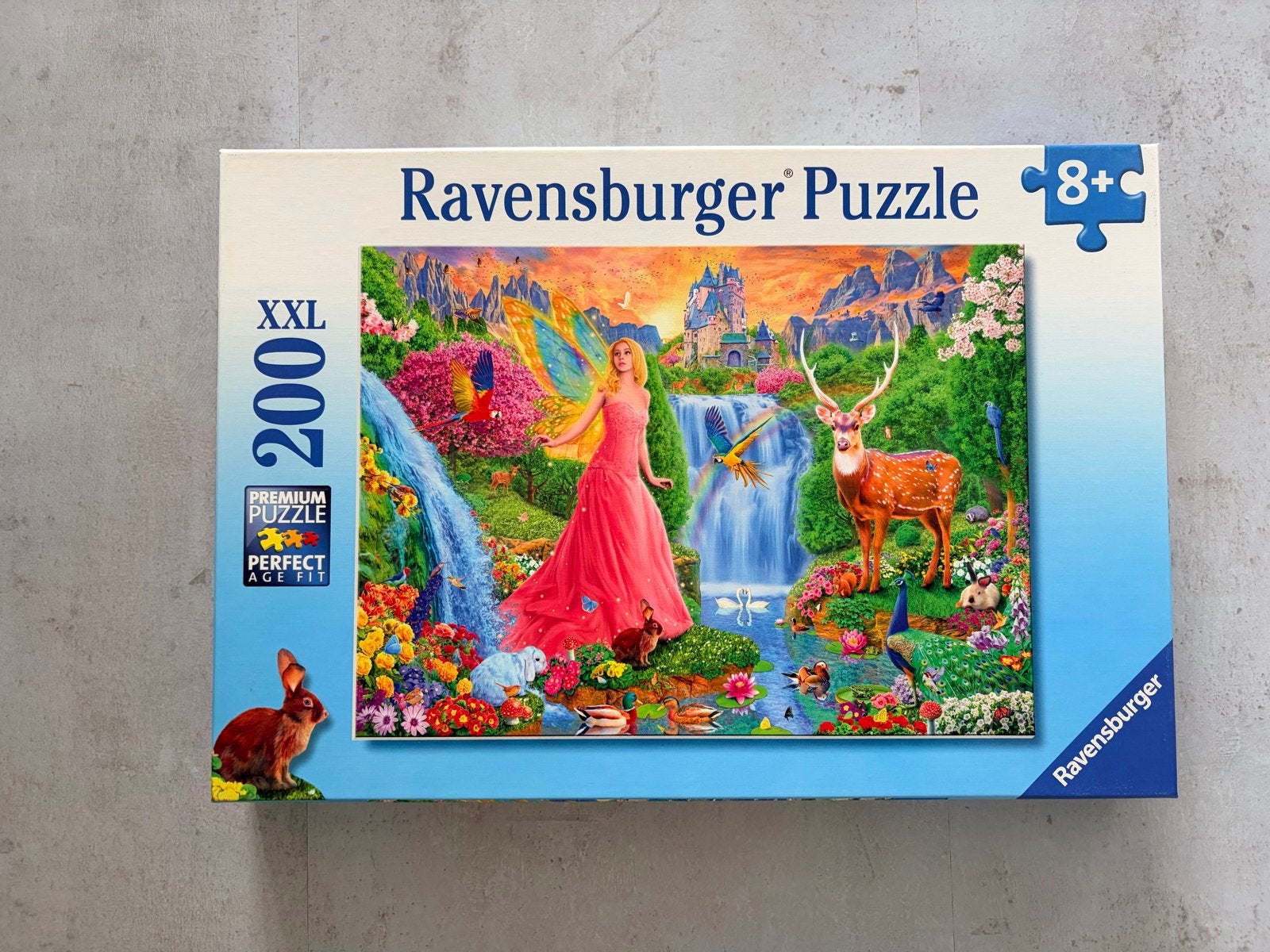 Ravensburger Legpuzzel XXL 200 stukjes - Sprookjeswereld, Ophalen of Verzenden, Minder dan 500 stukjes, Zo goed als nieuw, Legpuzzel