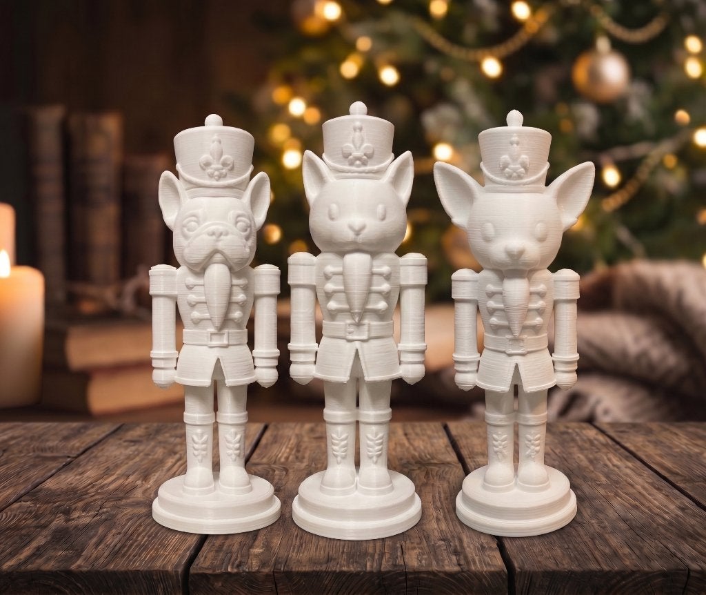 3D-Geprinte Kerst Notenkrakers, Ophalen of Verzenden, Nieuw