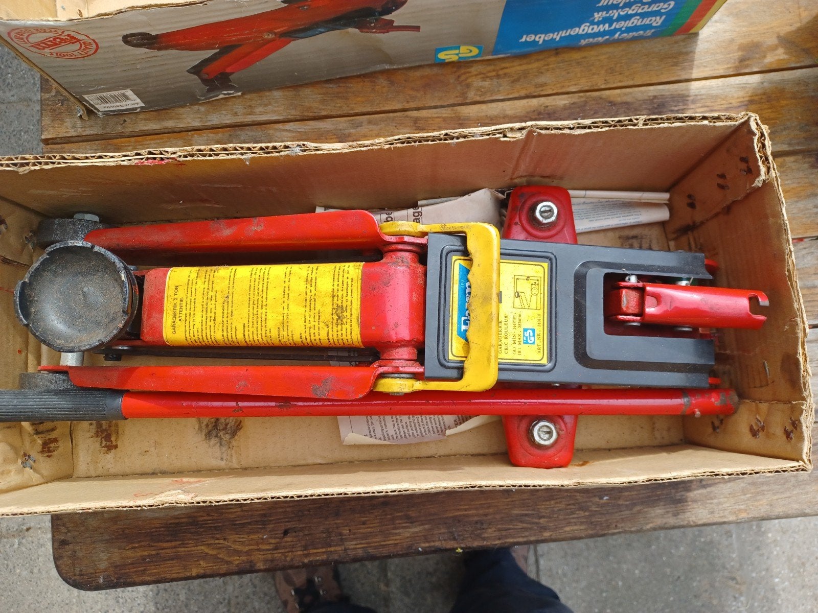 auto krik  2000 kilo  garage, Ophalen, Hydraulisch, Garagekrik