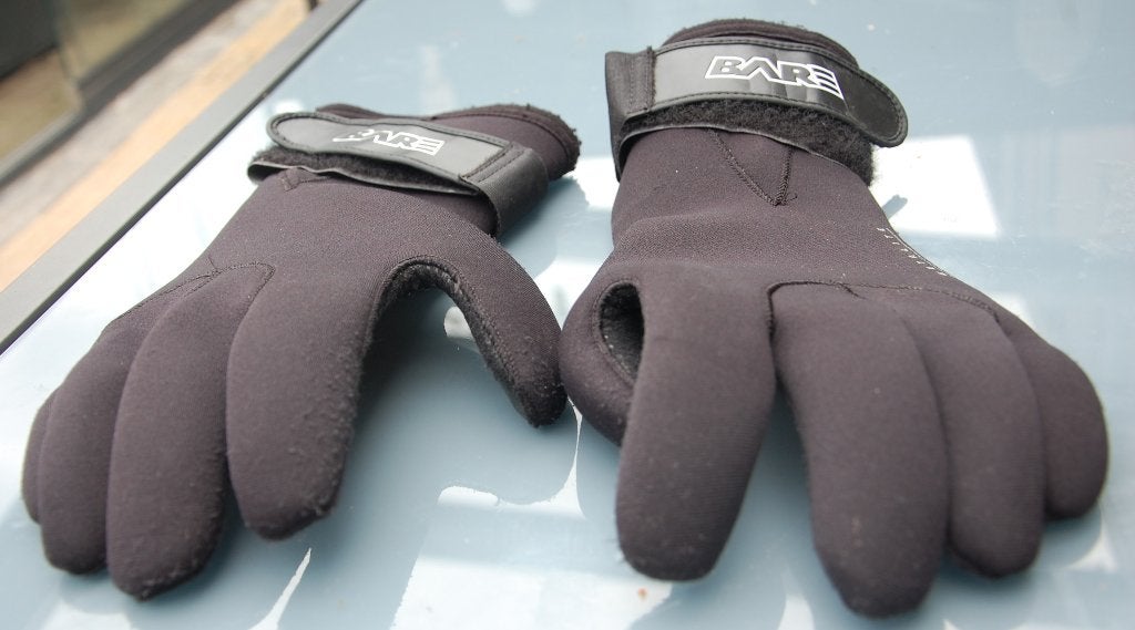 bare duikhandschoenen, Watersport en Boten, Duiken, Ophalen of Verzenden, Zo goed als nieuw, Overige typen