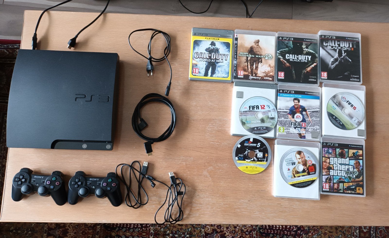Refurbished PS3 Slim 500GB met 2 controllers en 121 games, Spelcomputers en Games, Spelcomputers | Sony PlayStation 3, Refurbished