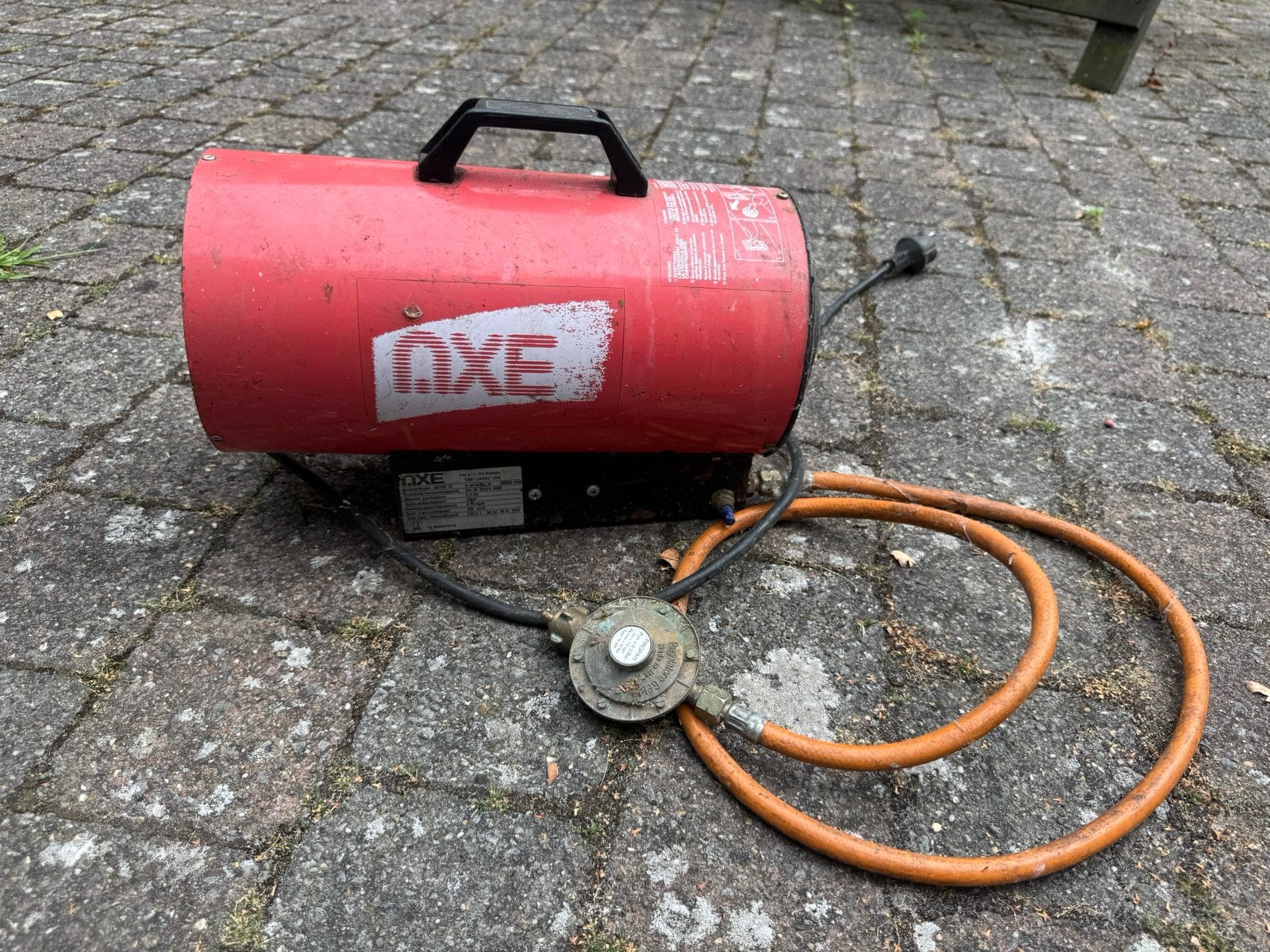 Gas verwarming heteluchtkanon 10kW!, Tuin en Terras, Ophalen, Draaibaar, Gebruikt, Vloer