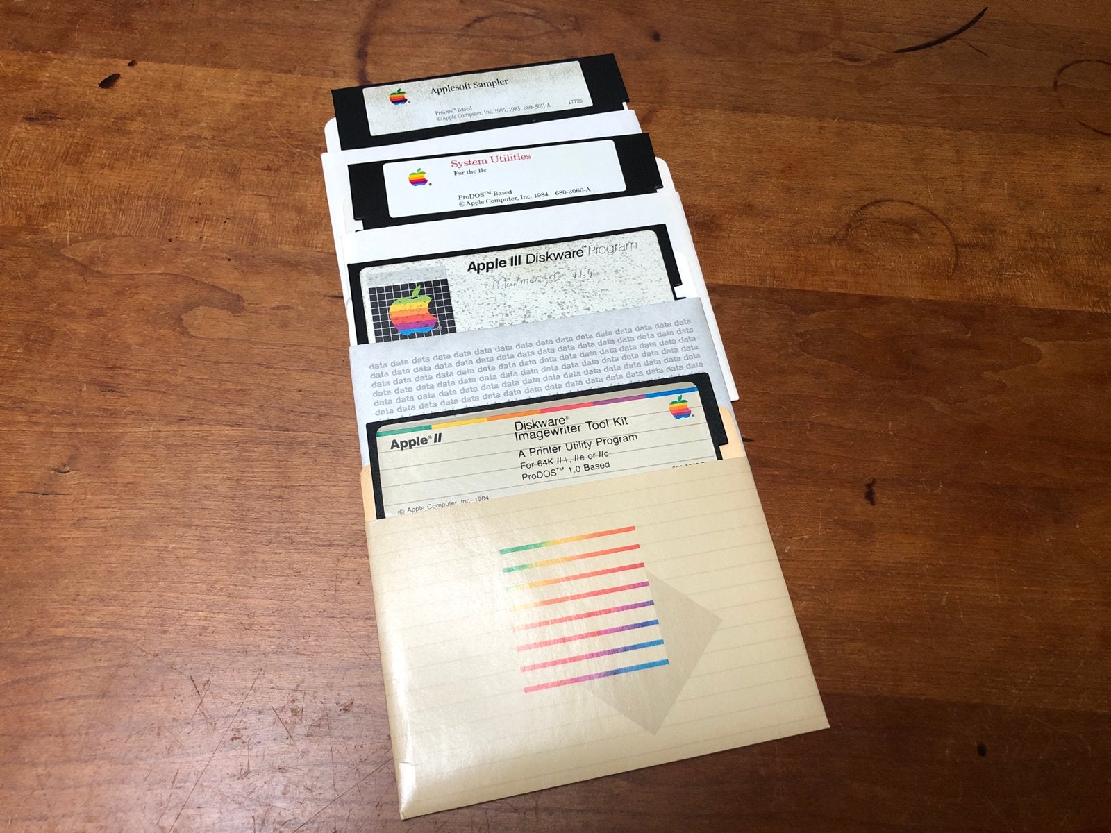 Apple Diskettes: Sampler, Utilities, Diskware, Imagewriter, Ophalen of Verzenden