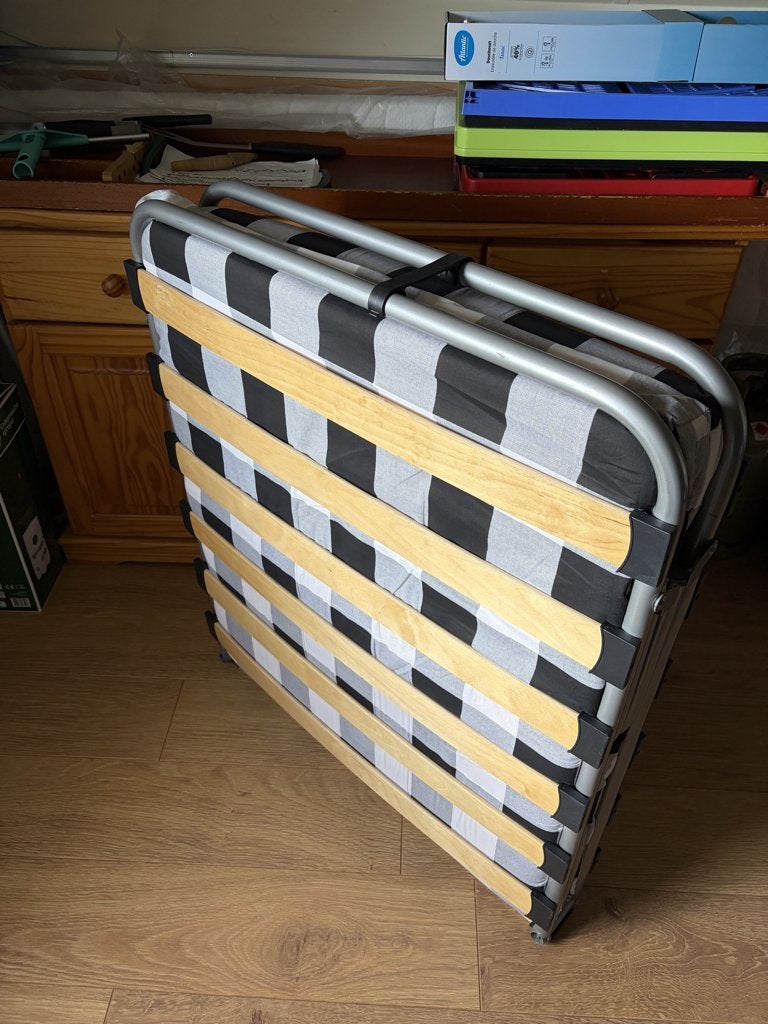 opklapbed, Ophalen, Eenpersoons, Zo goed als nieuw, 80 cm