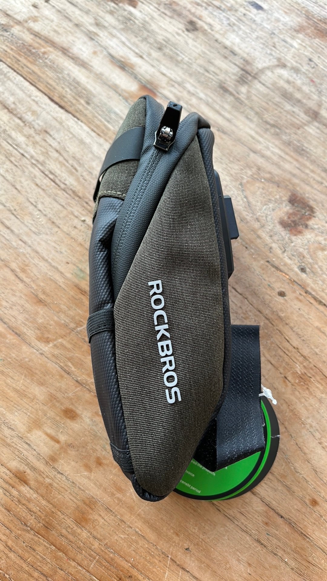 Rockbros donkergroen en zwart 18cm lang, Ophalen of Verzenden, Nieuw
