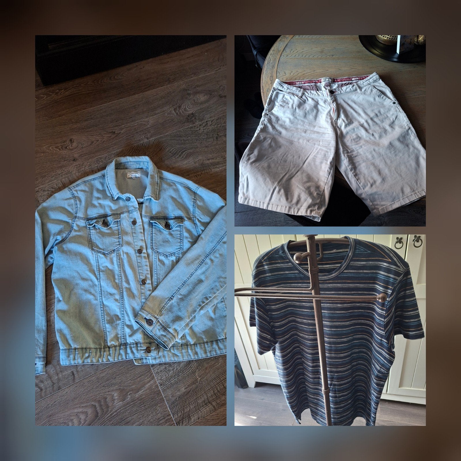 leuke heren set XXL, Ophalen of Verzenden, Zo goed als nieuw, Overige maten, Blauw