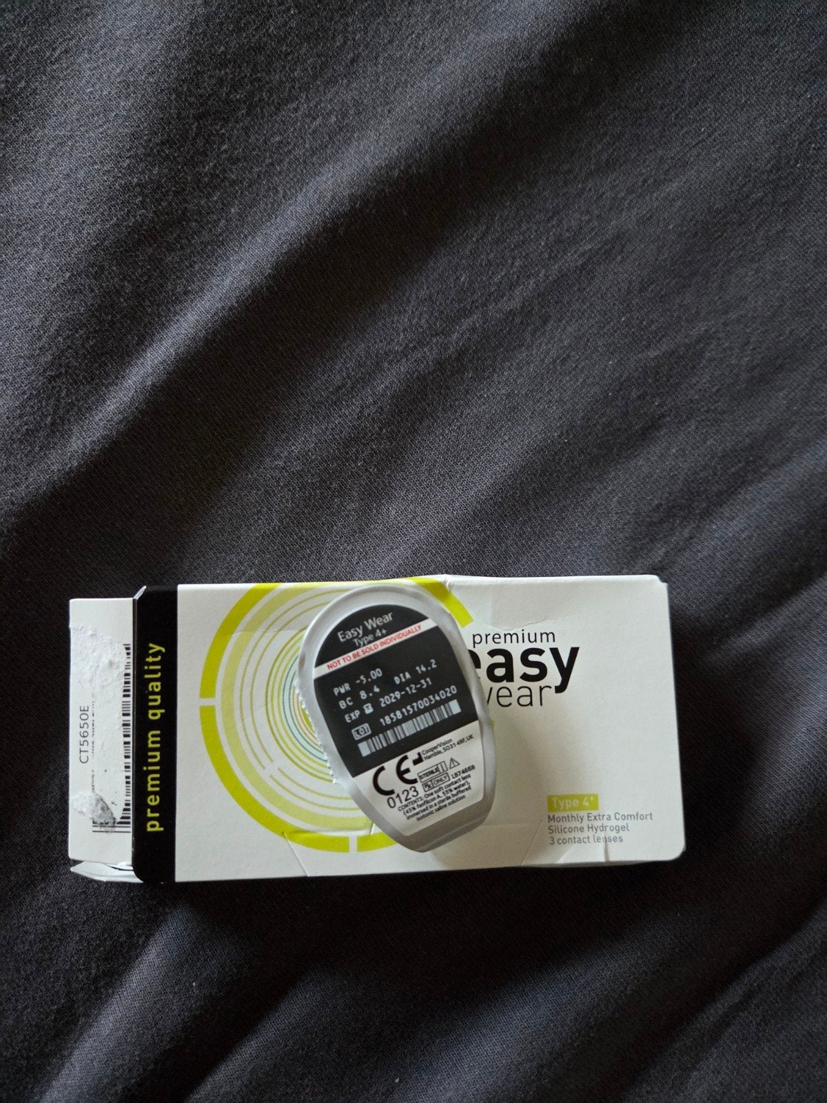 Premium Easy Wear maandlenzen -5.00 (1 stuk ongeopend), Ophalen of Verzenden, Nieuw, Ogen, Overige typen