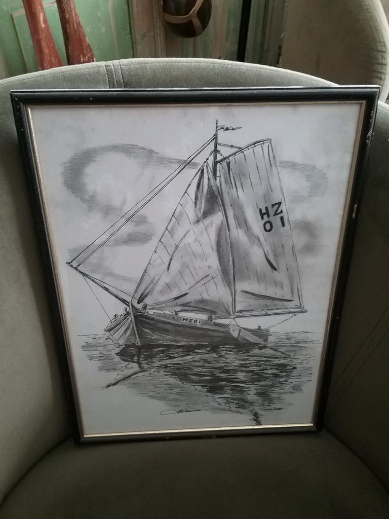 HUIZER BOTTER....( PRINT)., Antiek en Kunst, Ophalen of Verzenden