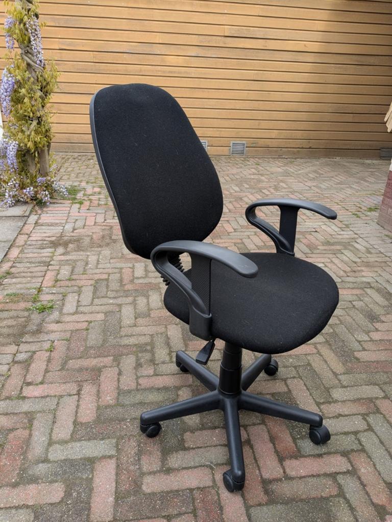 Bureau stoel, Ophalen of Verzenden, Gebruikt, Zwart