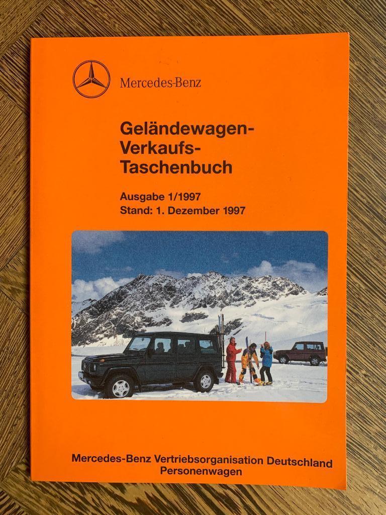 Geländewagen-Verkaufs-Taschenbuch Mercedes-Benz G 1997, Nieuw, Mercedes-Benz, Mercedes, Ophalen of Verzenden