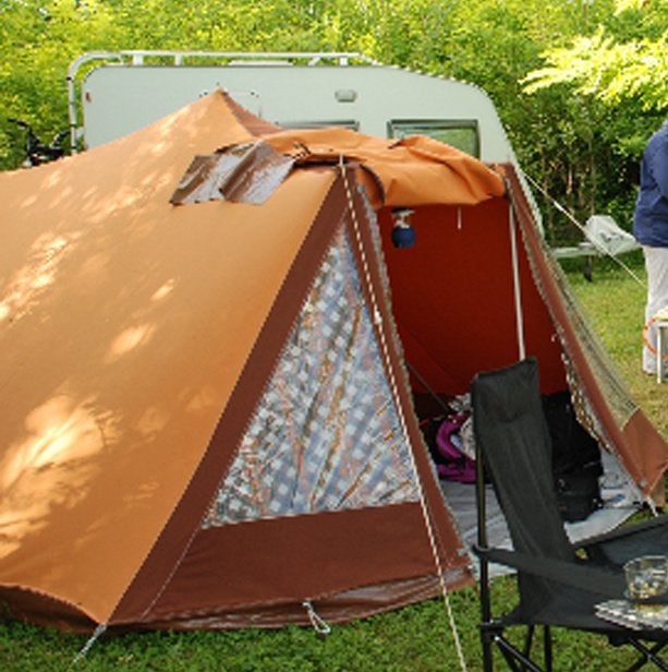 Tent Katoen Vintage 2 persoons, Ophalen, Gebruikt, Tot en met 2