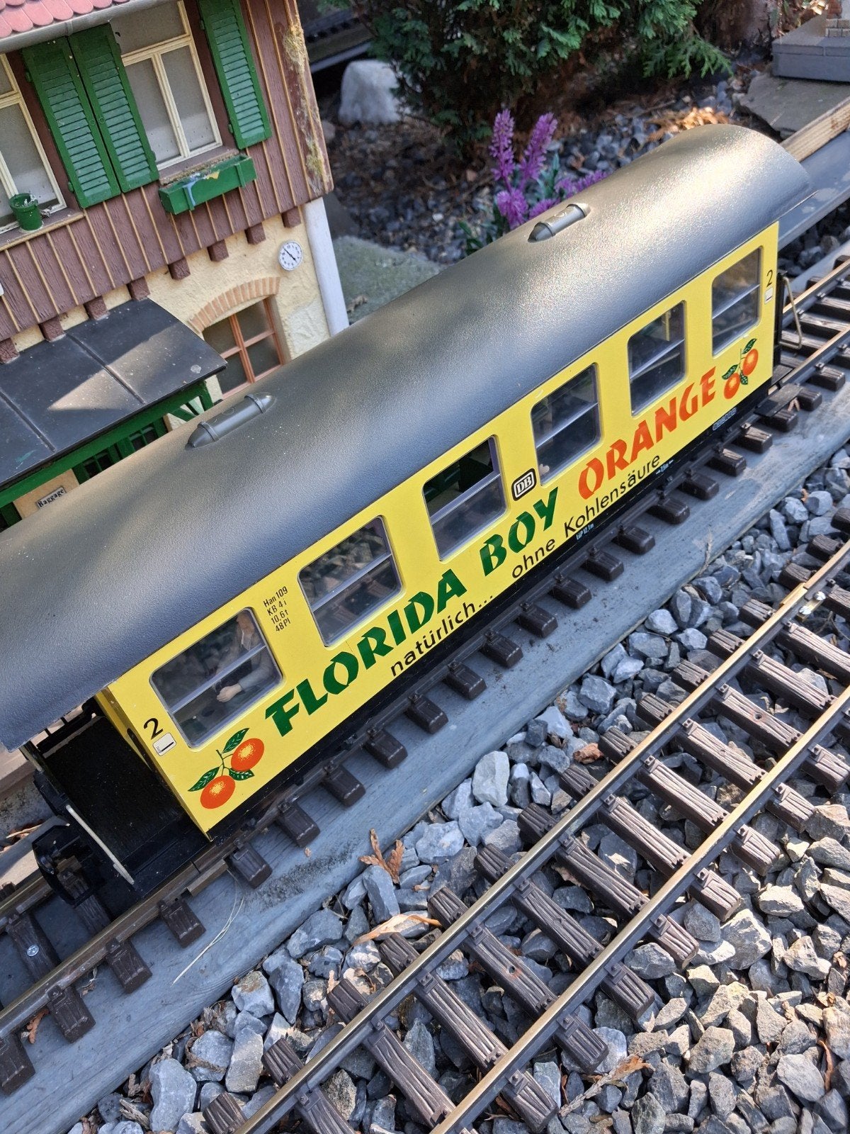 LGB wagon 2 draaistellen, Gebruikt, Gelijkstroom, Wagon, Ophalen of Verzenden