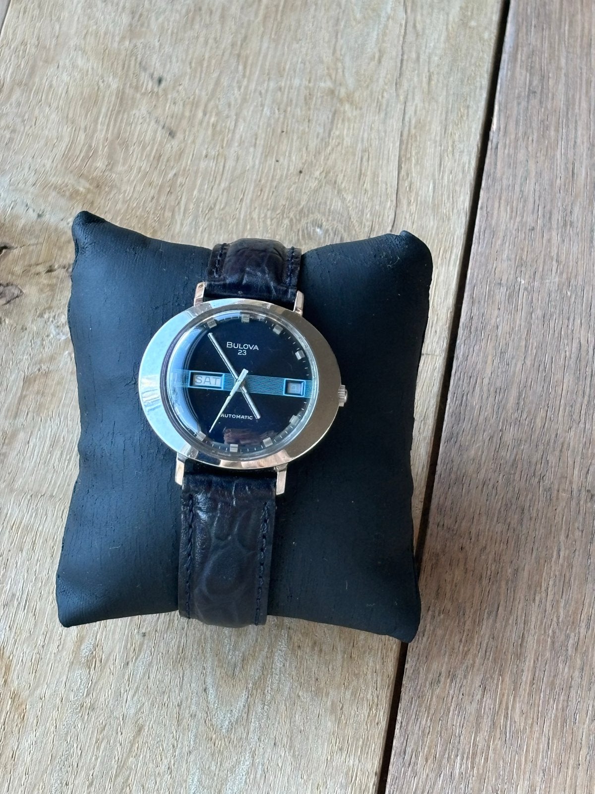 Bulova 23 Automatic – Vintage Herenhorloge jaren '70, Sieraden, Tassen en Uiterlijk, Horloges | Antiek, Polshorloge, Bulova, Staal