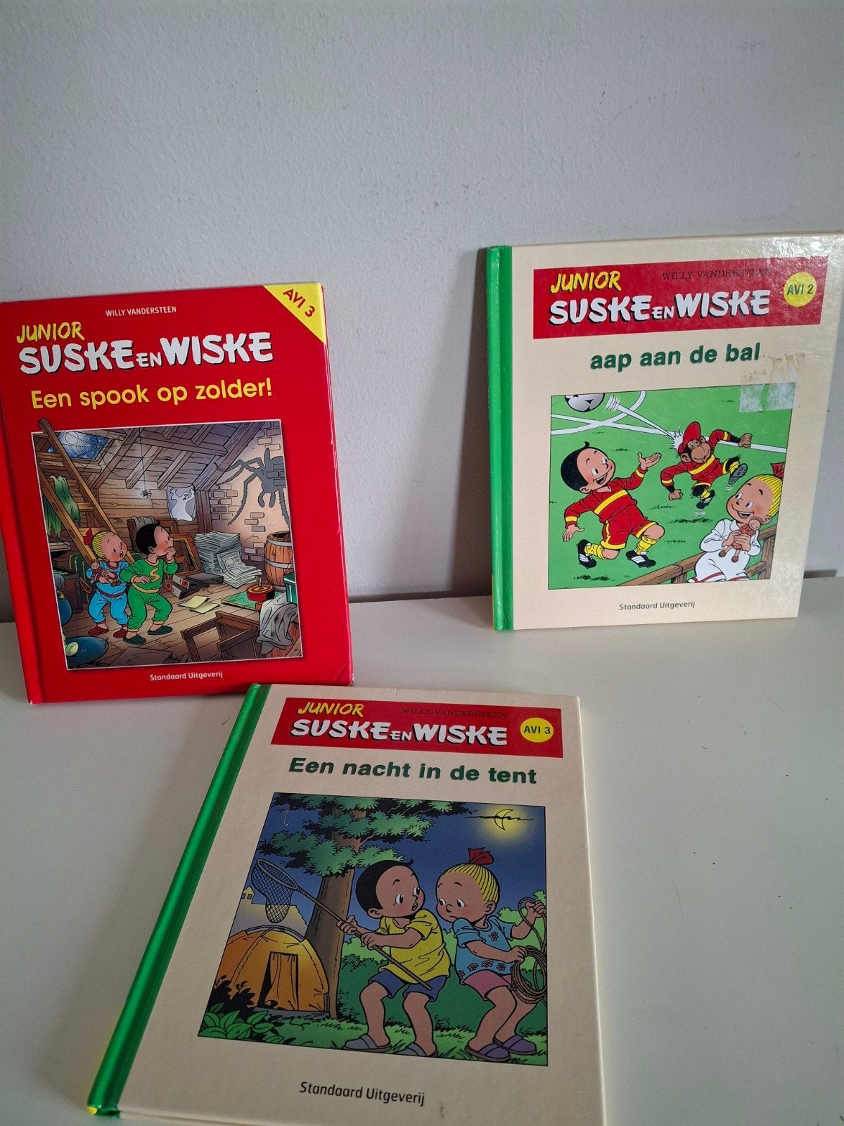 Junior Suske en Wiske - 3 boeken (AVI 2 & AVI 3), Boeken, Ophalen of Verzenden, Gelezen, Willy Vandersteen, Fictie algemeen