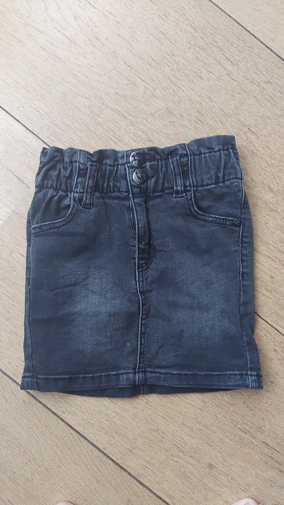 Dutch dream denim zwart spijkerrokje maat 122, Ophalen of Verzenden, Zo goed als nieuw, Meisje, Jurk of Rok